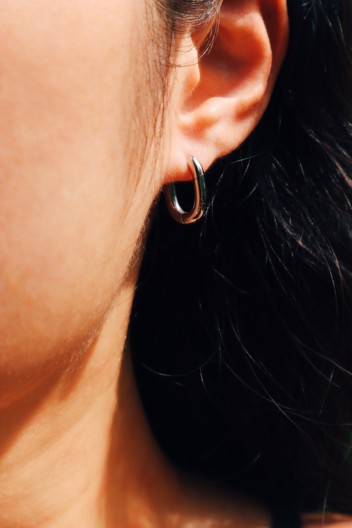 Eve Oval Hoops