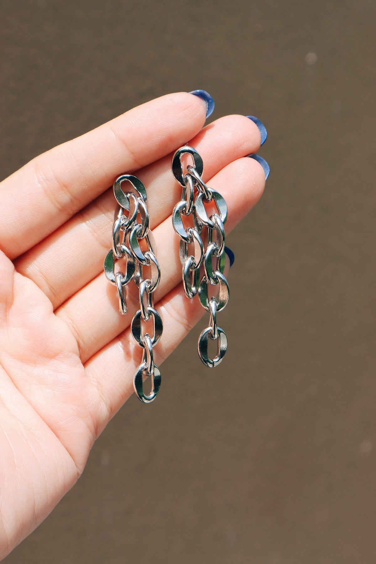 Lennox Cascade Chain Earrings