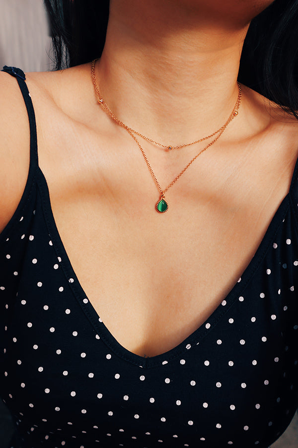 Cat's Eye Glow Necklace Set