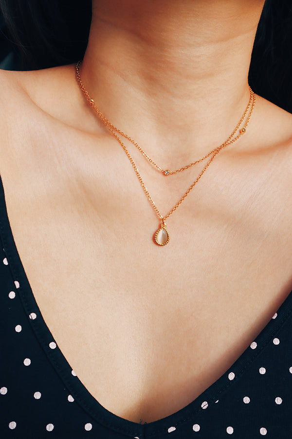 Cat's Eye Glow Necklace Set