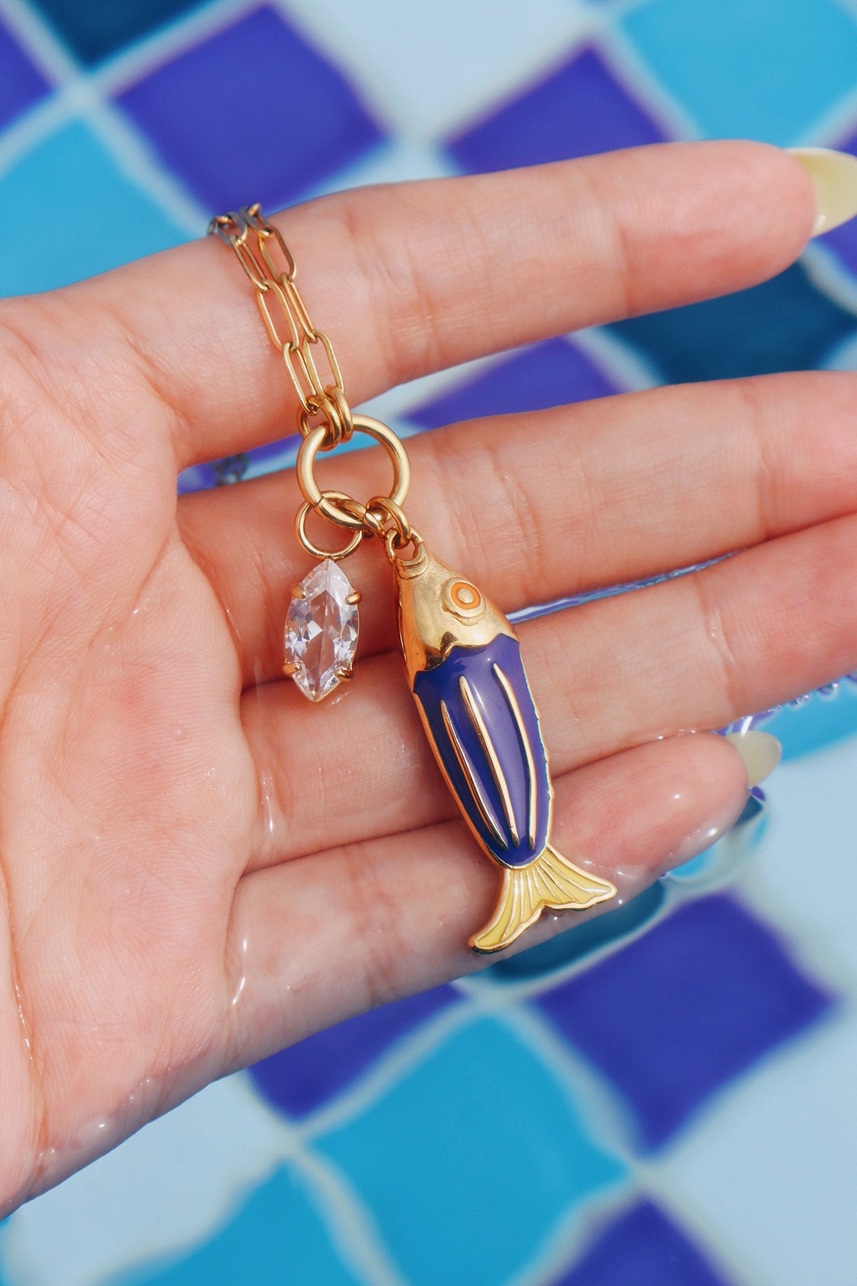 Remy Fish Charm Necklace