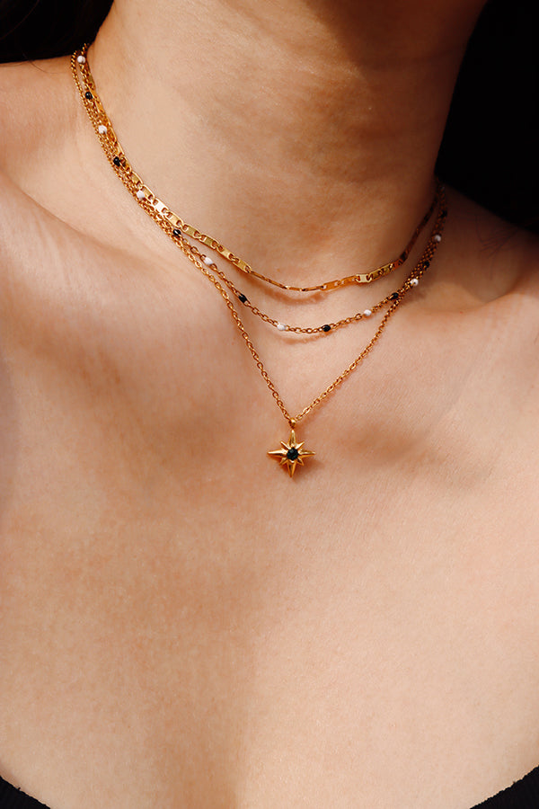 Mono Chic Necklace Trio