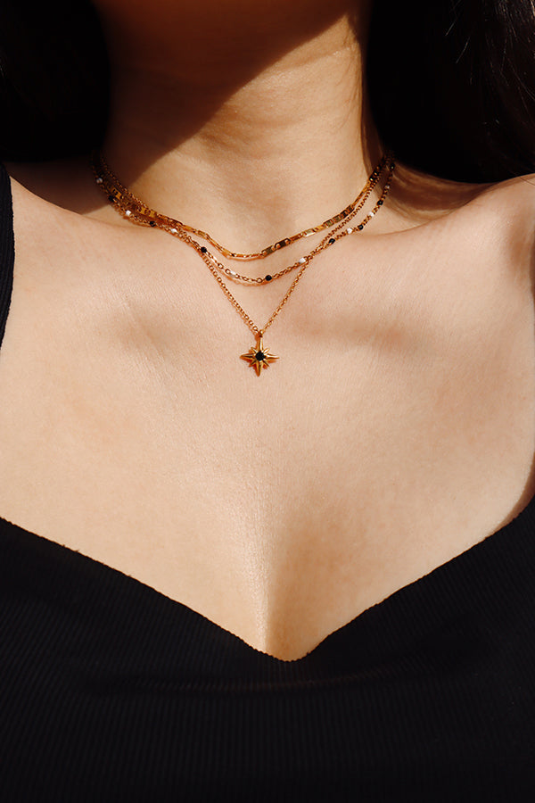 Mono Chic Necklace Trio