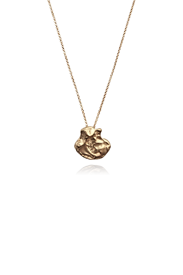 Matte gold necklace from SH & Co. Jewelry