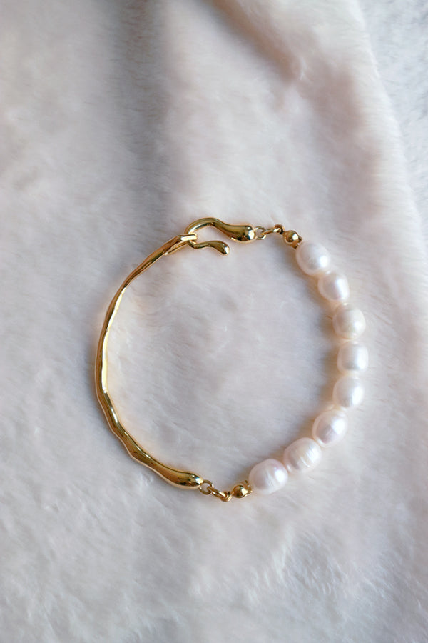 High quality stainless steel waterproof bracelet on the table