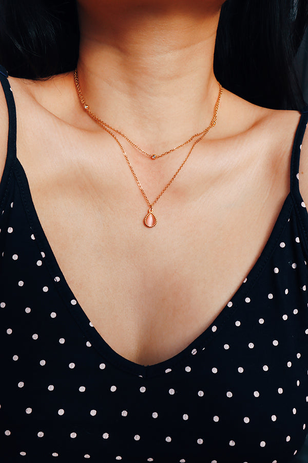 Cat's Eye Glow Necklace Set