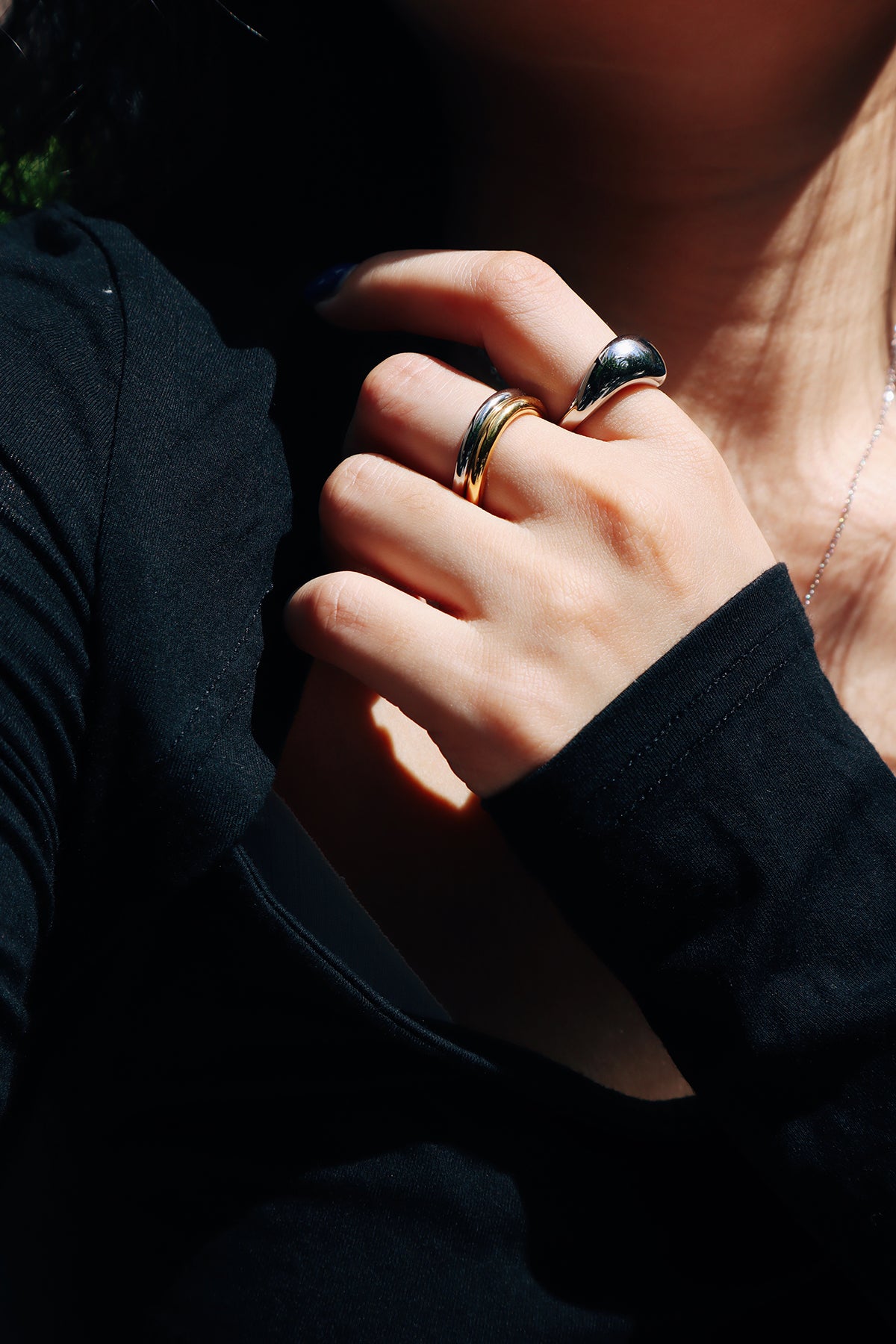 Juliette Wave Ring Set