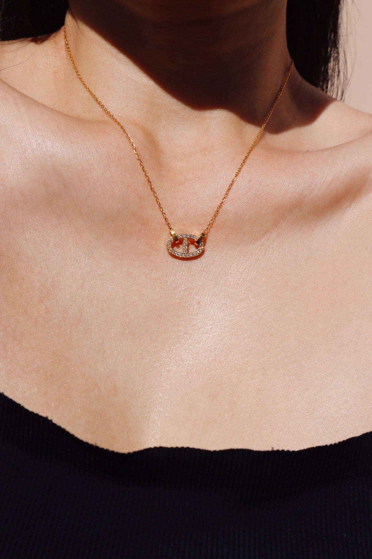 Margaux Pig Nose Necklace