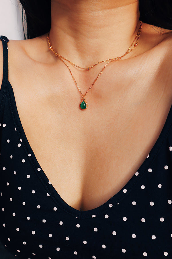 Cat's Eye Glow Necklace Set