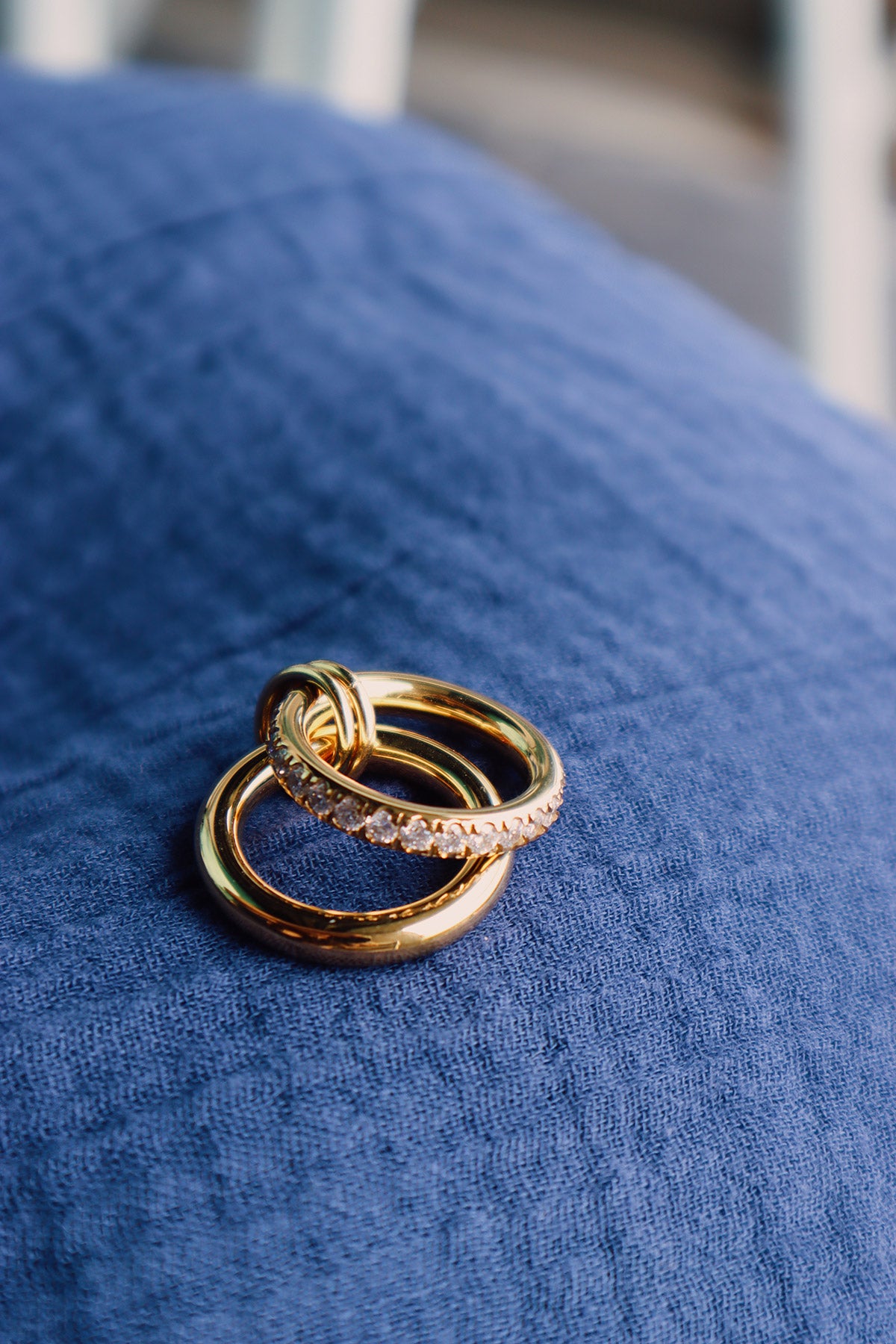 Odette Linked Double Ring