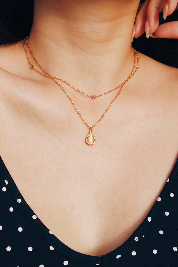 Cat's Eye Glow Necklace Set