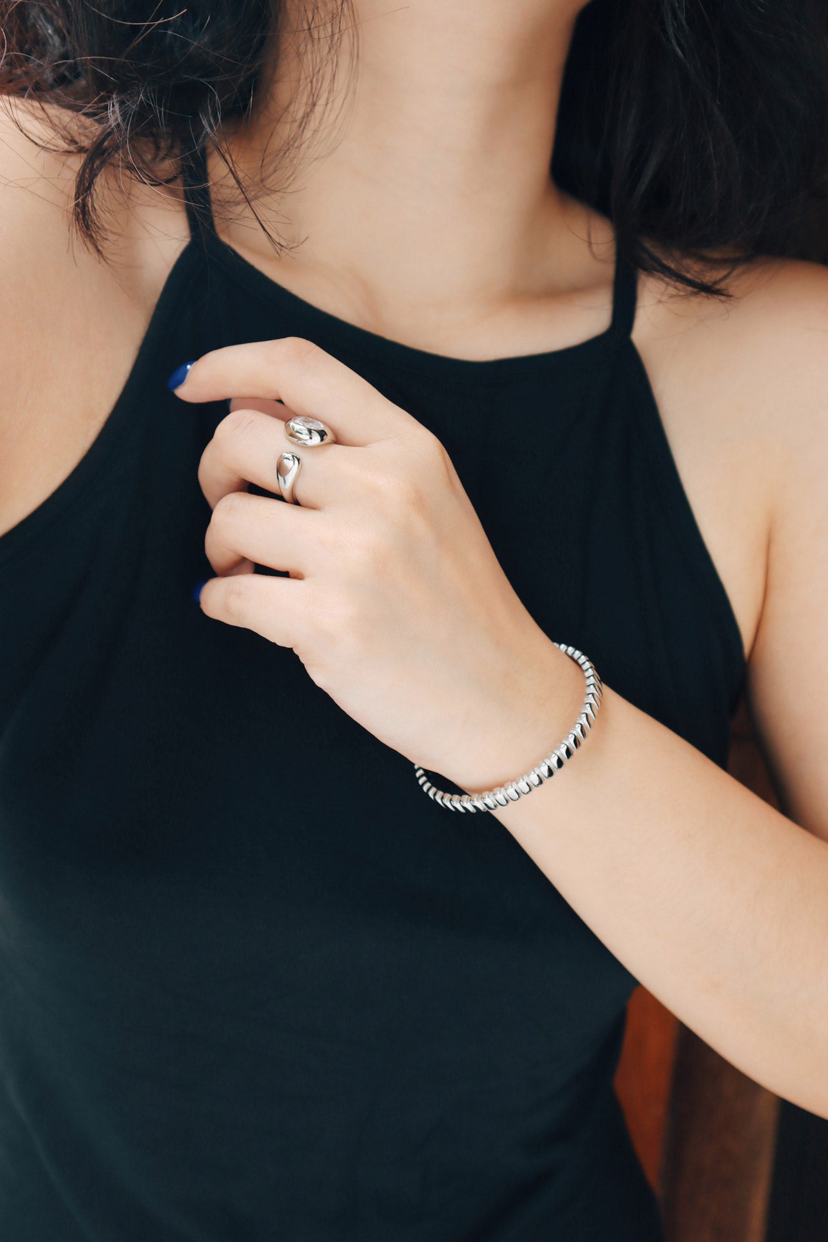 Reeve Ribbed Bangle