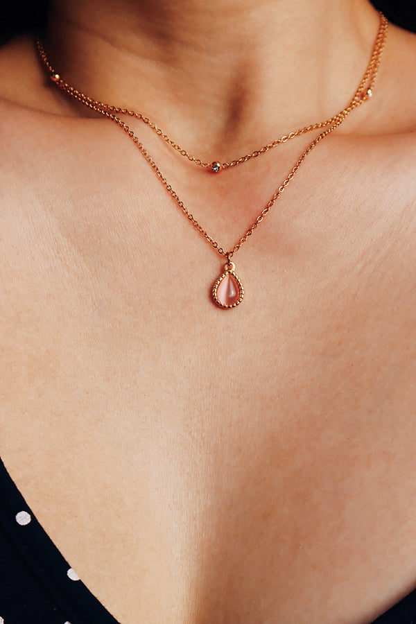 Cat's Eye Glow Necklace Set