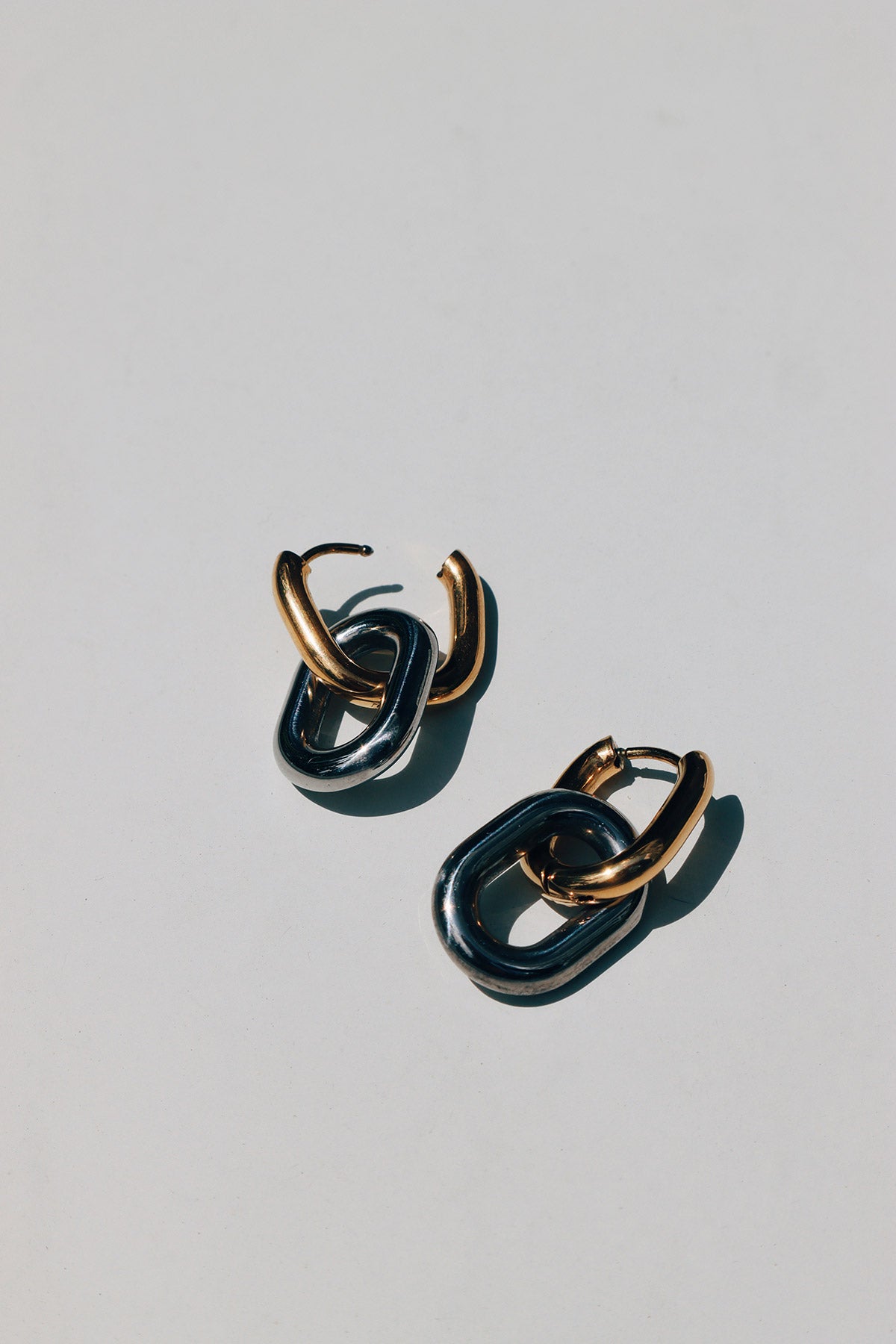 Margot Two-Tone Link Earrings