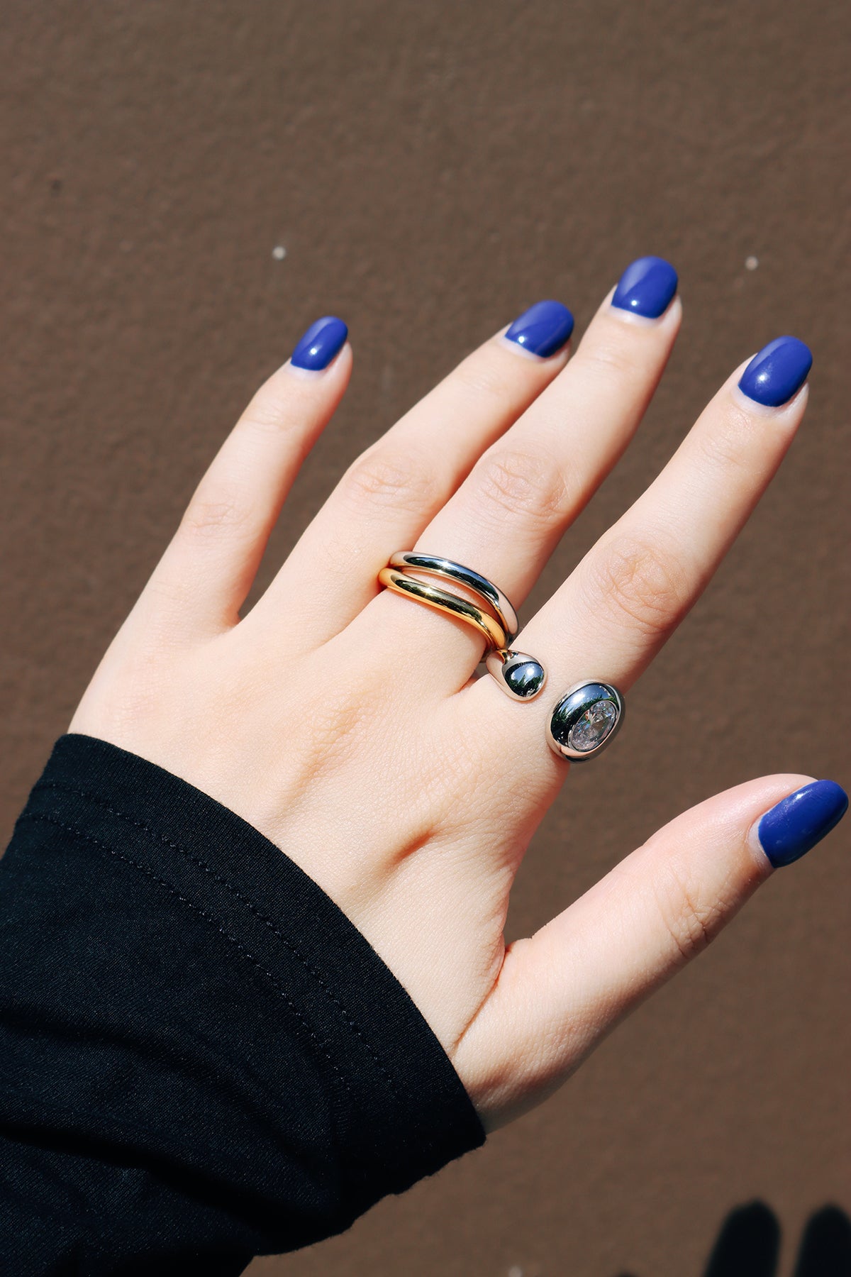 Juliette Wave Ring Set