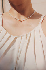 Leona Pearl Choker for a trendy, minimalist, elegant look