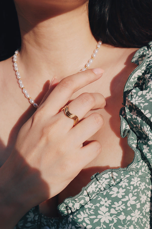 Summer collection weave ring for a stylish, personalized look