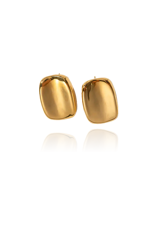 Fashion trends bold geometric stud earrings