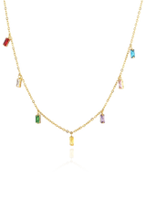 Joey Colorful CZ Necklace