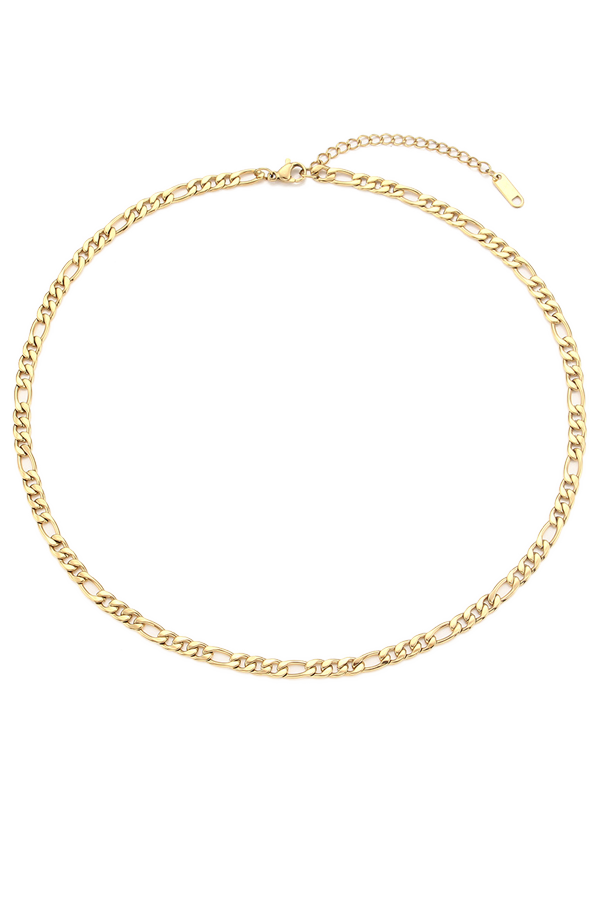 Figaro choker with white background