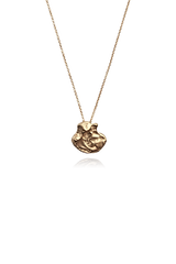 Matte gold necklace from SH & Co. Jewelry