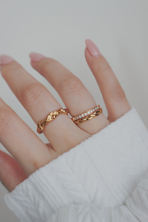 Beth CZ Thin Ring