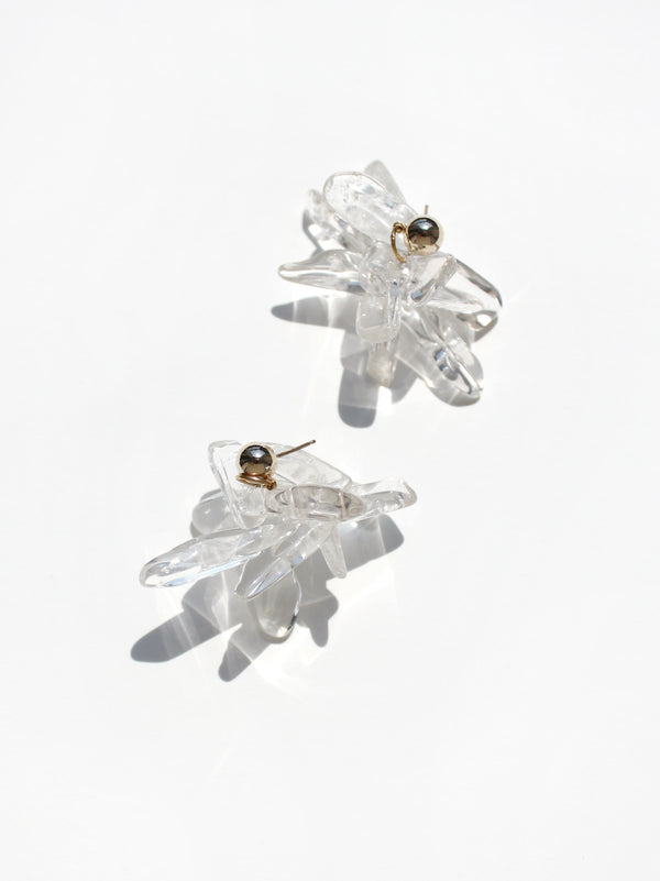 Quartz earrings handmade from Korea