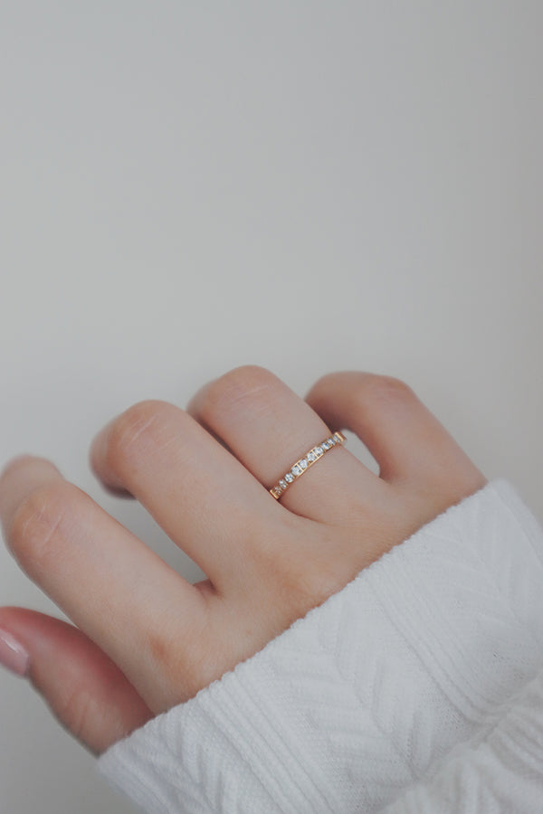 Beth CZ Thin Ring