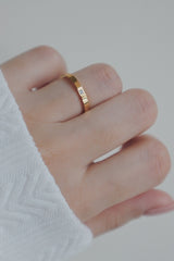 Beth CZ Thin Ring