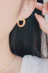perfect hoop earrings for daily office looks
