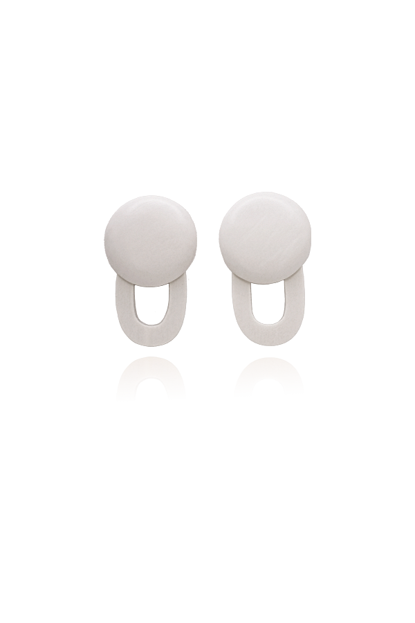 Korean handmade wood earrings